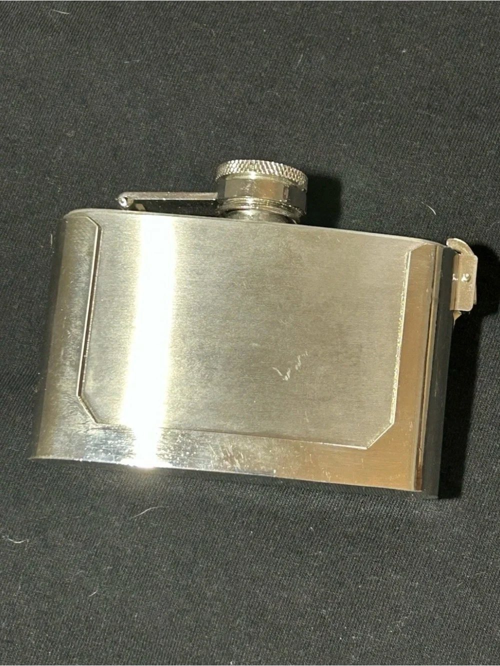 Stainless Steel Hip Flask - Silver